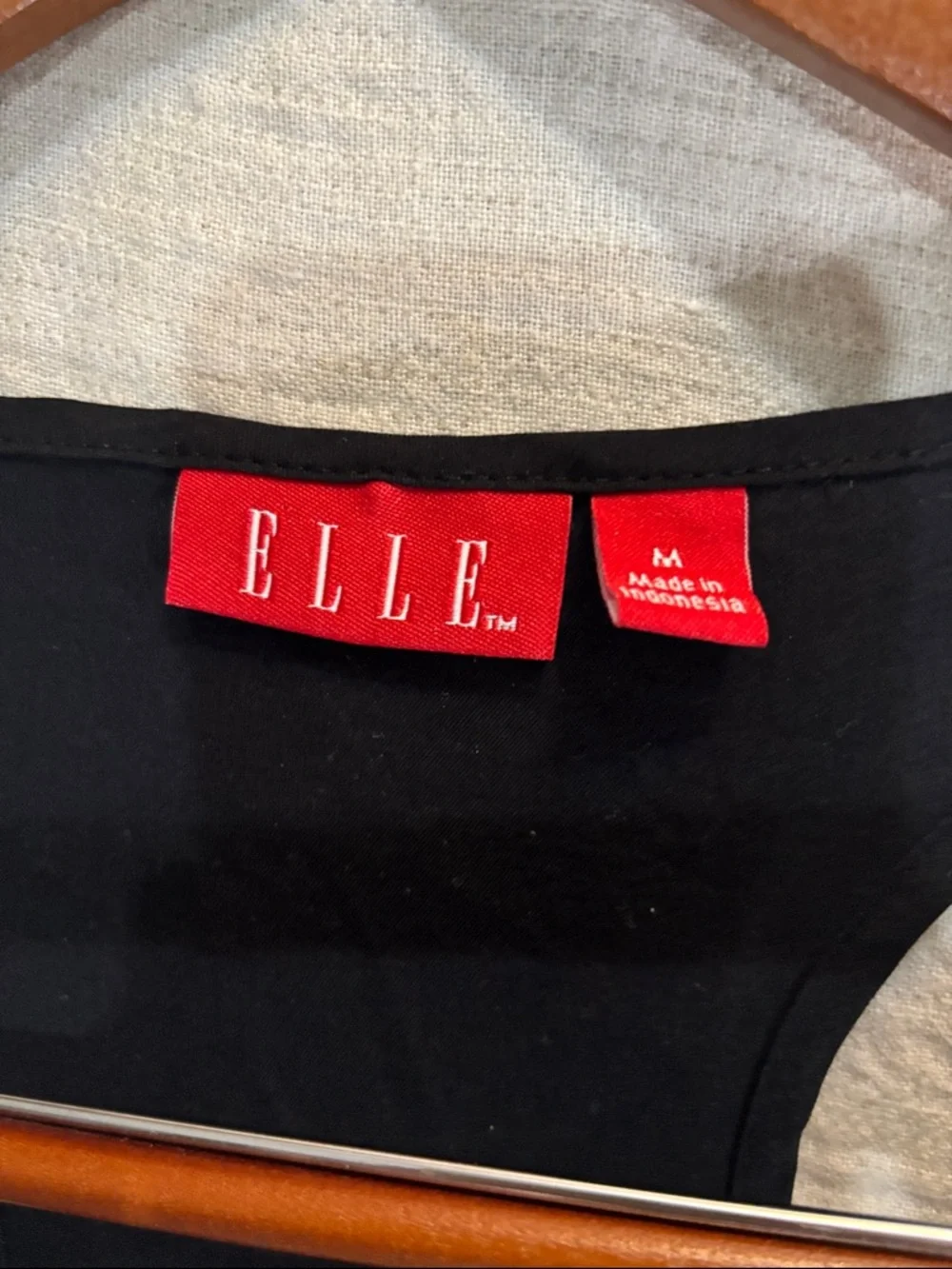 Elle Black Ruffle Racerback Tank - Picture 2 of 4